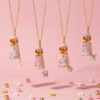 Wholesale Electroplated Copper Pendant Necklace Trendy Animal Star Motif Jewelry Accessory For Boutique Resale