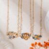 oly-4140c27b20a4cf19472e313ca2d71d99 Wholesale Copper Ocean Necklace With Starfish Shell Charms For Summer Beach Chic Jewelry Accessory