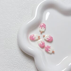 14-off-white / Size is about 20*12*5mm, hole diameter is about 2.5mm