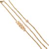 oly-41971afbda4cacb9c0e72c27e5f9db5a Wholesale Chic Flesh Pink Bead Bracelet Geometric Design Stainless Steel Jewelry Accessory For Boutique Resale