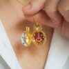 oly-423a1264302b0394ce0598cc2de5ccb4 Wholesale Vintage Pomegranate Openable Locket Necklace Copper Electroplated Fashion Accessory Boutique Resale And Gift