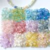 oly-42712bf8f7650c8144f546a070001607 Wholesale Peanut Shape Acrylic Beads Frosted with Gold Dots for DIY Phone Charm Jewelry Accessory