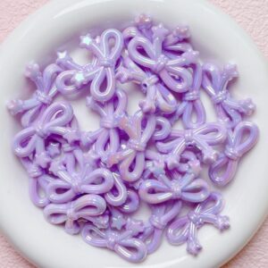 03-light purple / Size is about 34*20mm, hole diameter is about 2.3mm