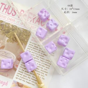 07-light purple / See pictures for size (sold by the piece)