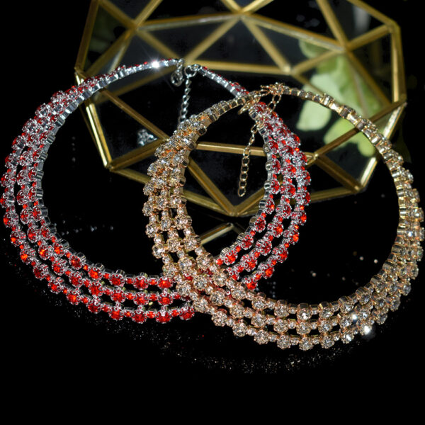 oly-42a3c940c84efc9a17406ae261b773ab Wholesale Multi Layer Rhinestone Choker Necklace Crystal Collar Bridal Jewelry Accessory