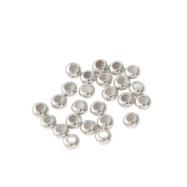 oly-42d0b2a6d24acc529bd7718af00b063d Wholesale DIY Jewelry Making Snake Bone Spacer Beads with Silicone Rings, Alloy Loose Beads for Bracelet Phone Strap, Boutique Resale Accessory