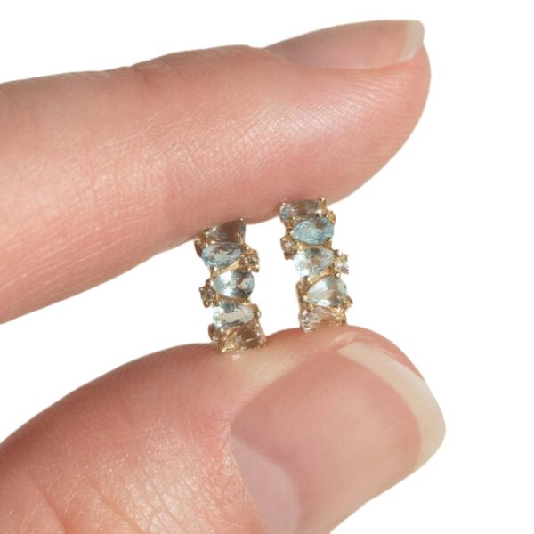 oly-43aba7515a1b0ddb8eb3cd65a16e0ced Wholesale Modern Gradient Birthstone Earrings Copper Electroplated Studs Mother S Day Gift Everyday Wear Boutique Resale