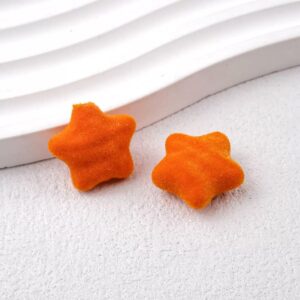 11-orange / Size is about 19*18mm, hole diameter is about 3mm