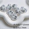 oly-44cfa10ea1053324643e551bff3bd289 Wholesale Stylish Acrylic Cat Heart Print Beads Light Pink Pearl Shimmer Jewelry Accessory for DIY Phone Charm and Keychain Resale