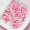 oly-45b3aff00951c123198bebcf4a4791fb Wholesale Pink Acrylic Seed Beads for DIY Jewelry Making 4mm Loose Beads 15g Bag for Bracelet Necklace Ring Crafts Jewelry Accessory for Resale