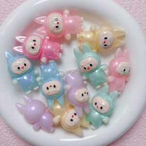 07-randomly mixed colors / Size is about 40*25mm, hole diameter is about 4mm