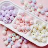 Wholesale Trendy Electroplated Acrylic Pumpkin Beads for DIY Necklace, Bracelet, and Phone Strap Making - Fashion Accessory