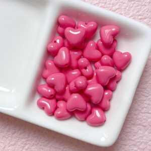 09-dark pink / Size is about 10mm, hole diameter is about 1mm