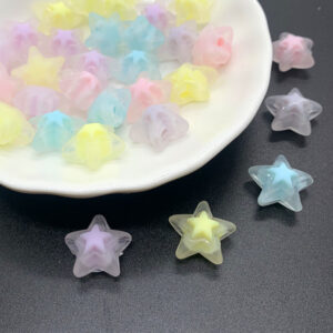 Frosted five-pointed star color mixing
