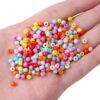 oly-46d27888190c2d0bd1d86f9ab4776bfe Wholesale Pearl White 3mm Glass Rice Beads for DIY Jewelry Making - Necklace, Bracelet, Earrings, Party Wear, Boutique Resale