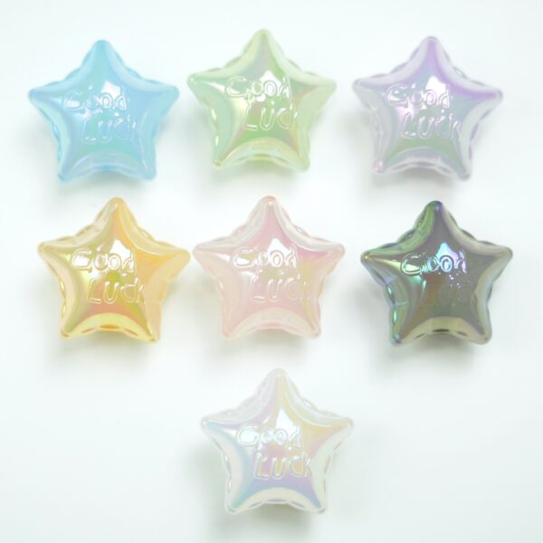 oly-46ec5f56a71afa3415aec03e2015e463 Wholesale UV Jelly Acrylic Lucky Star Beads for DIY Jewelry Making Phone Strap Necklace Accessory Party Craft Supply
