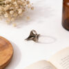 Wholesale Zinc Alloy Sword Design Ring Chic Unisex Adjustable Jewelry Accessory Silver Geometric Style For Men And Women