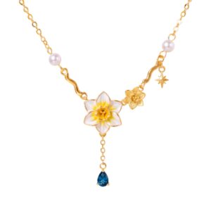 December Flower Necklace