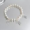 oly-473d4f703317170c3dc6aa994342e4a0 Wholesale Chic Silver Alloy Bow Loose Beads, Color-Plated DIY Jewelry Craft Supply for Bracelet Necklace Making, Boutique Resale