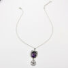 oly-47b8ac3d7d55df08db48c624294d2ada Wholesale Gothic Punk Purple Star Thorn Vine Pendant Necklace Chic Fashion Accessory For Boutique Resale