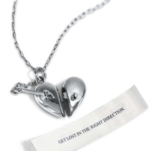 Silver heart (no note included)