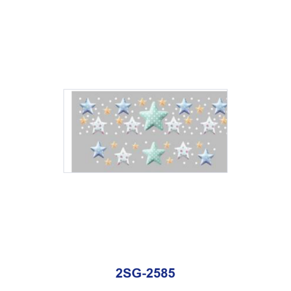 Wholesale 8pcs Plaid Star Pastel Star Print 3oz Cup Stickers Wrap OLY Exclusive
