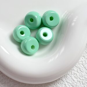 06-cyan / Size is about 9*12mm, hole diameter 2.5mm