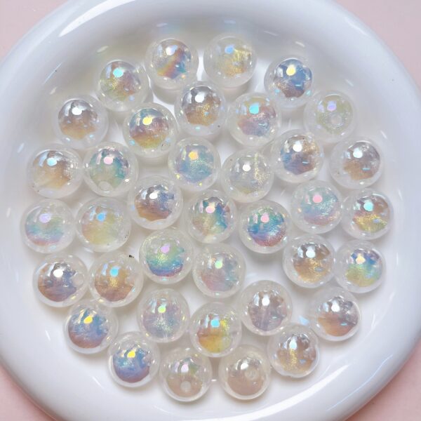 Wholesale Meteor Luminous Acrylic Beads DIY Jewelry Accessory for Phone Straps and Camera Chains Chic Party Resale