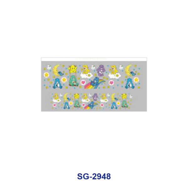Wholesale 8pcs Assorted Animal Smiley Pattern 3oz Cup Stickers Wrap OLY Exclusive