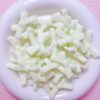 oly-492dc7ca8edbee84e0d92741fc1065bc Wholesale Flocked Acrylic Bow Tie Beads Cream Yellow - DIY Loose Beads for Jewelry Making, Phone Charm, Party Gift Accessories