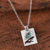 oly-4934825371a6c81d92cc83736553d3b5 Wholesale Vintage Blue Zircon Bird Pendant Necklace Antique Silver Finish Trendy Punk Style Jewelry Accessory For Resale