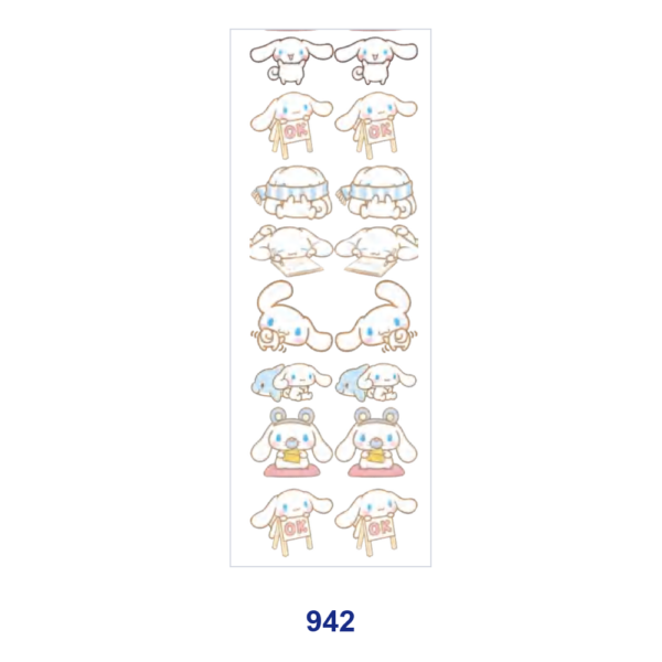 Wholesale 2/8/16pcs Glitter Butterfly Simple Cartoon Bear & Cute Doll Print Pen and Bookmark Stickers UV DTF Wraps OLY Exclusive