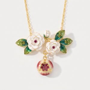 Camellia necklace