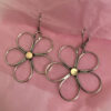 Wholesale Bohemian Large Flower Drop Earrings Retro Alloy Women S Statement Jewelry Trendy Boutique Resale Accessory