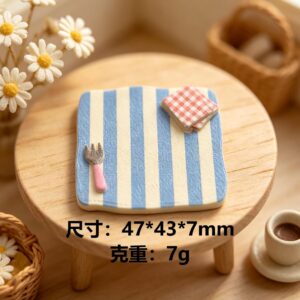 Striped checkered plate-blue