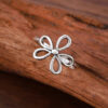 oly-4a0650cd5f193044697bd8f6913b7efd Wholesale Zinc Alloy Antique Silver Flower Ring Adjustable Women S Fashion Jewelry