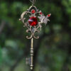 Wholesale Fashion Key Shaped Pendant Necklace Alloy Multi Layer Chain Trendy Layering Jewelry Boutique Resale Gift