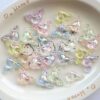 oly-4a392cc97442cc40a694ed137a458e80 Wholesale UV Plated Transparent Angel Heart Acrylic Beads for DIY Phone Charms Keychains Boutique Resale