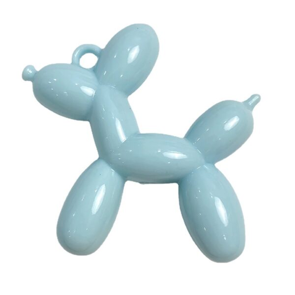 Wholesale Acrylic Balloon Dog Loose Beads DIY Keychain Charms for Necklace Backpack Pendant Fashion Jewelry Accessory