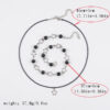 Wholesale Trendy Black Pearl Star Hollow Necklace Set Women S Zinc Alloy Fashion Jewelry Accessory