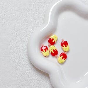 13-red / Size is about 20*12*5mm, hole diameter is about 2.5mm