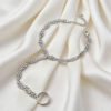 oly-4b117099f058f8f5484733cec0647115 Wholesale Vintage Carved Hollow Bracelet Women Antique Silver Anklet Foot Jewelry Fashion Accessory For Everyday Wear
