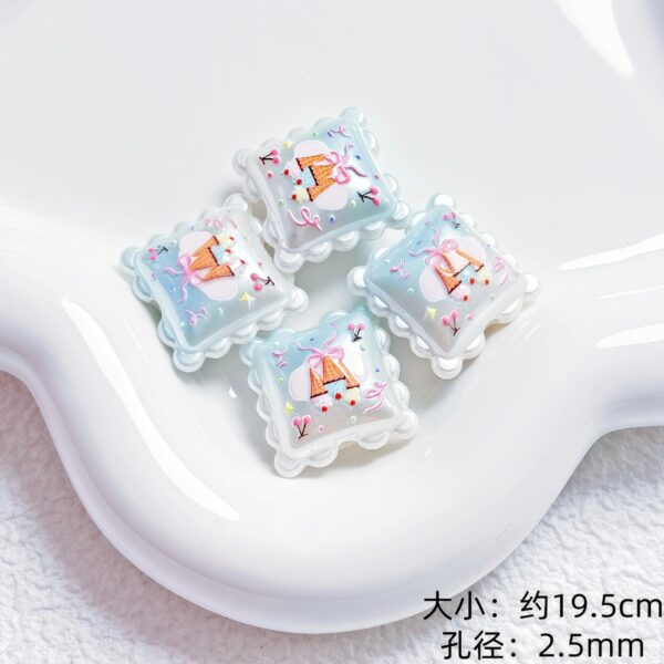 oly-4b442868f59ed55a4e7f86d90bc37125 Wholesale Acrylic Ice Cream Shaped Beads for DIY Phone Chain Necklace Jewelry Making Crafts