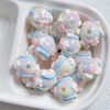 oly-4b4e292321b2ee320884fad0bda7f99a Wholesale Hand Painted Acrylic Loose Beads DIY Jewelry Making Supplies Trendy Fashion Accessory Gift Boutique Resale