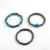 Wholesale Turquoise Beaded Bracelet Set Ethnic Geometric Style Unisex Travel Souvenir Jewelry Accessory