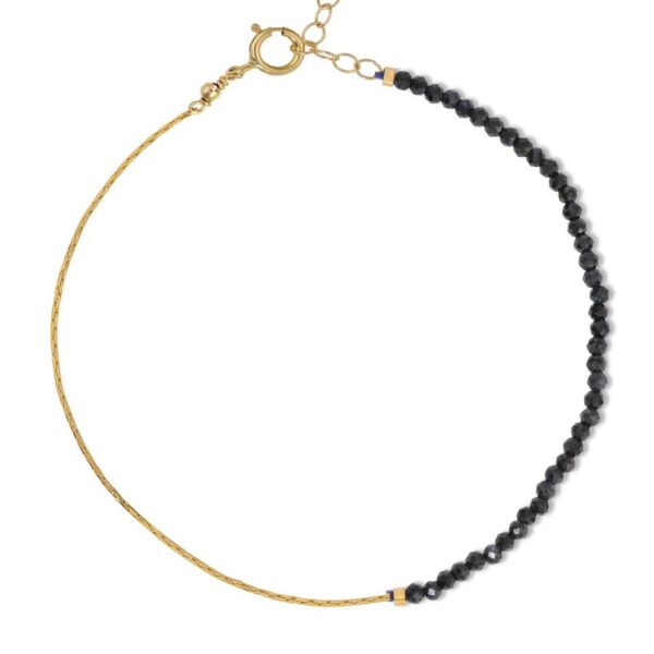 Wholesale Trendy Green Crystal Beaded Snake Chain Bracelet Stainless Steel Unisex Jewelry Gift