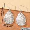 oly-4bfa3635aa6685e5e17b1ccc7d1ae4e4 Wholesale Alloy Teardrop Hammered Earrings Vintage Women S Daily Party Jewelry Fashion Accessory