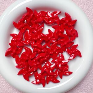 02-red / Size is about 22mm, hole diameter is about 3mm