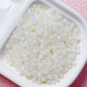 07-rice white / 4mm, aperture 1.1mm(200/bag)