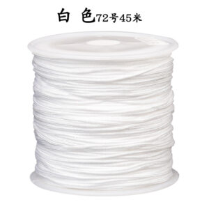 Non-elastic jade thread white (0.8 meters thick) / 50g
